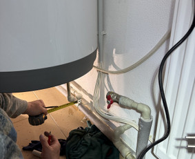 Boiler replacement progress
