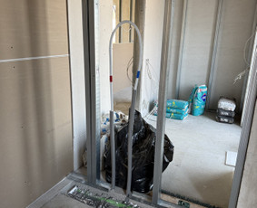 Rough-in pipework in new build