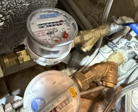 Water meter setup